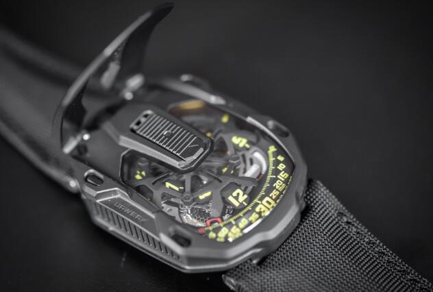 Urwerk Watch Replica 105 20th anniversary collection UR-105 CT black